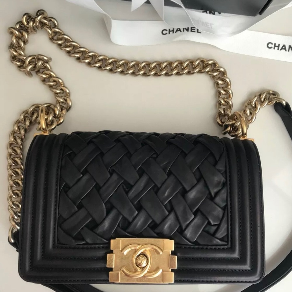 SOLD 🔥Authentic CHANEL Beautiful BOY calfskin bag - Picture 2 of 8